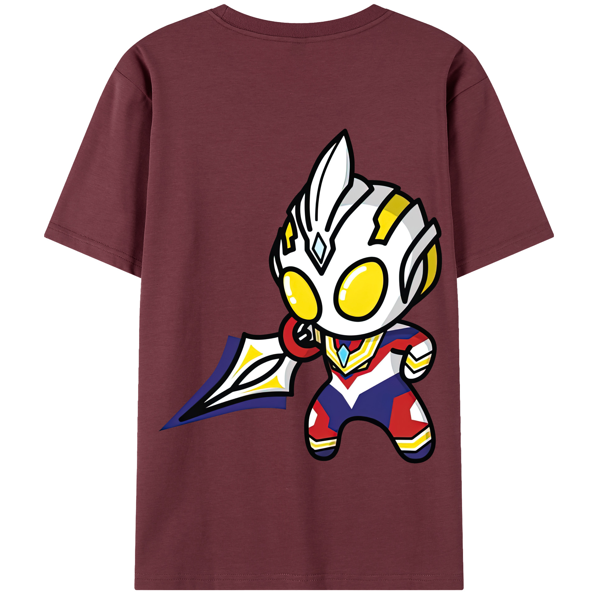 （画像用） ウルトラマン Ultraman 綿100％半袖Tシャツ（背面プリント）